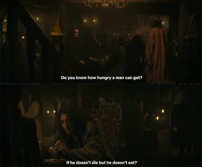 Hob couldn't die but couldn't eat.