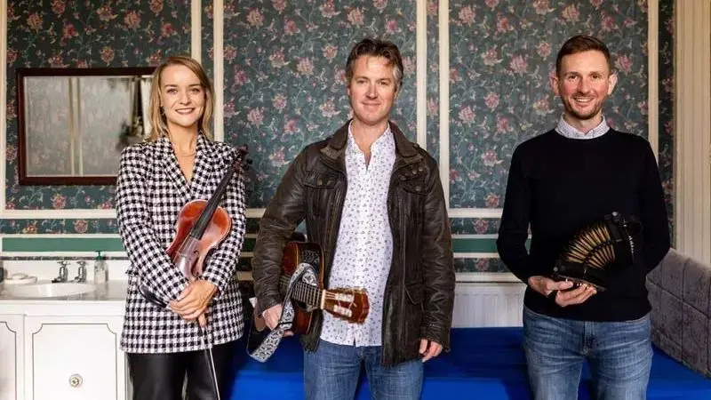 2025 Ceilidh with Friends from Ireland (Tara Breen, Jim Murray and Padraig Rynne)