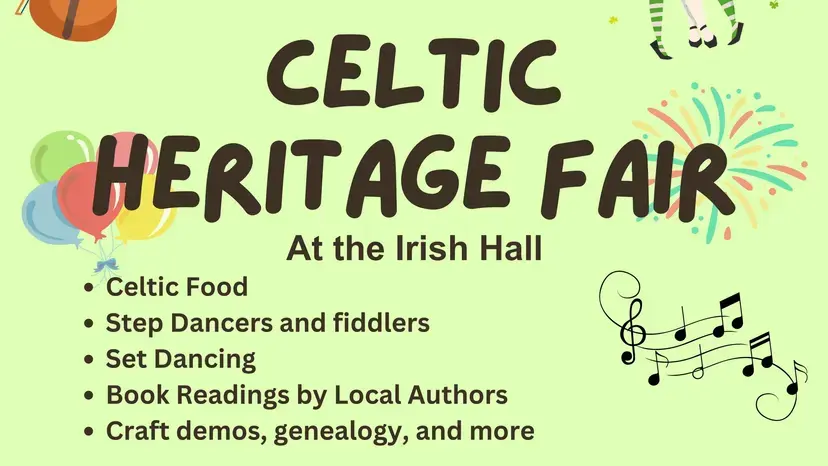 BIS 200 Year - 3 Day Heritage Cultural Fair at the Irish Hall (August 8, 9, 10) - FREE
