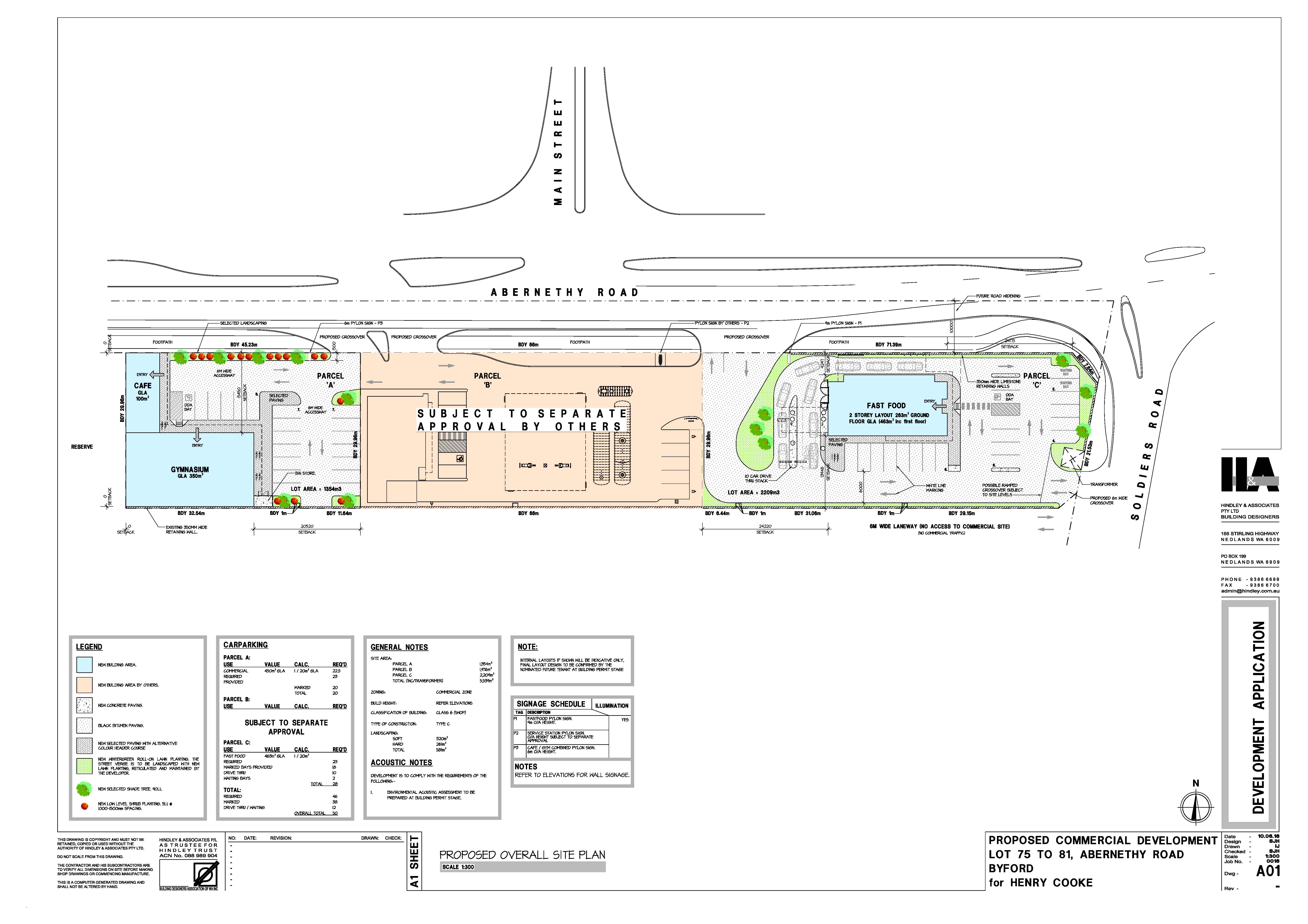 DA01 - OVERALL SITE PLAN