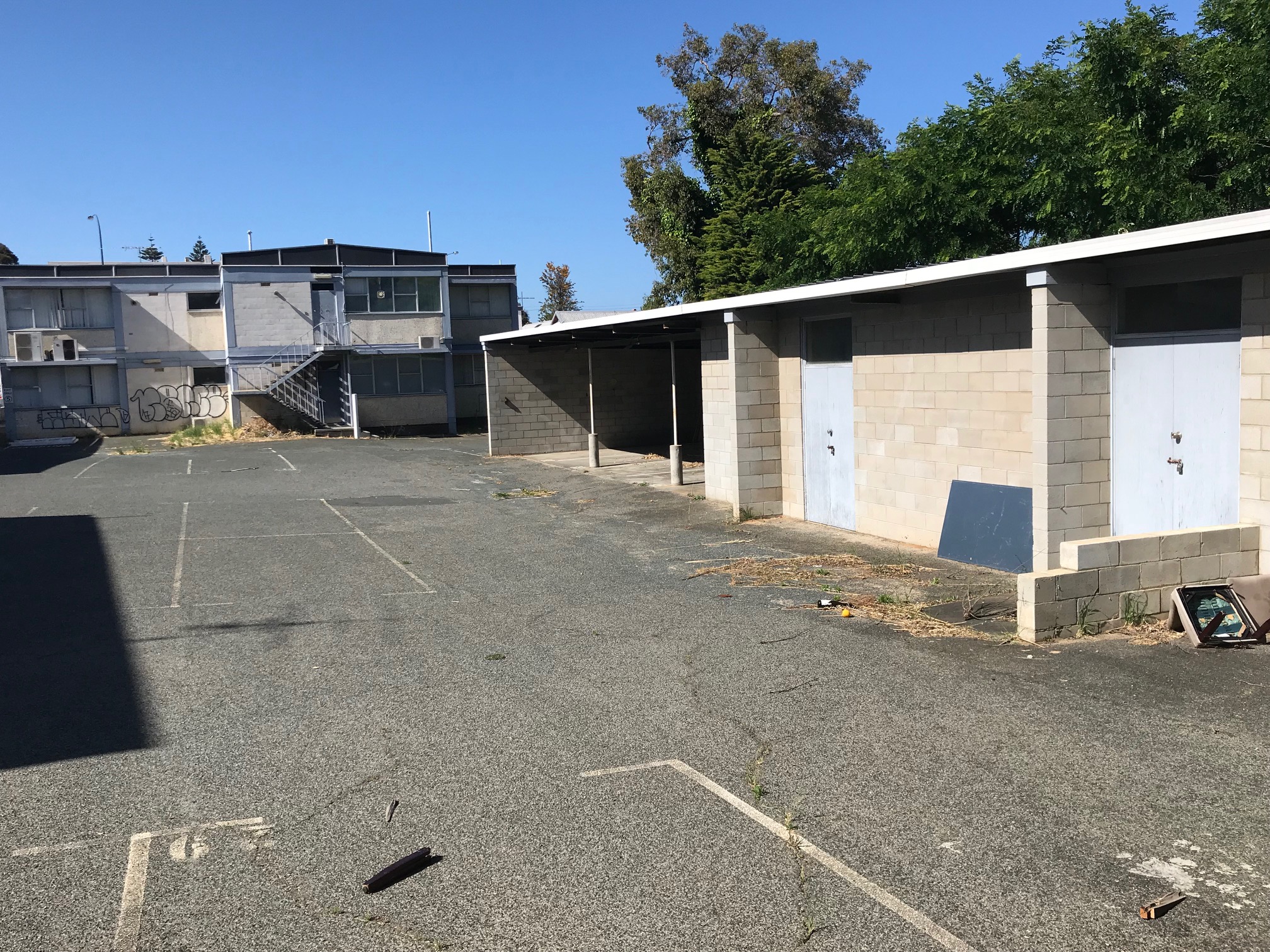 Rear Storage and Car Park