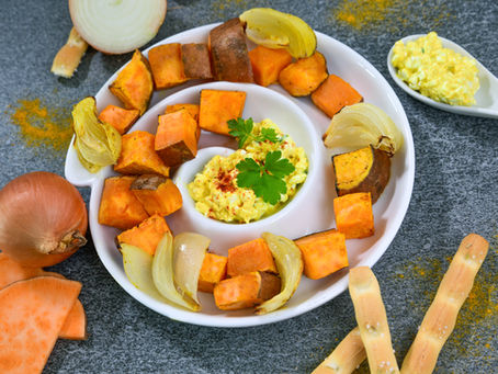 Süßkartoffel Curry Snack