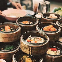 A variery of meals arranged in bowls