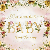 BabyshowerI Flowers I Pink