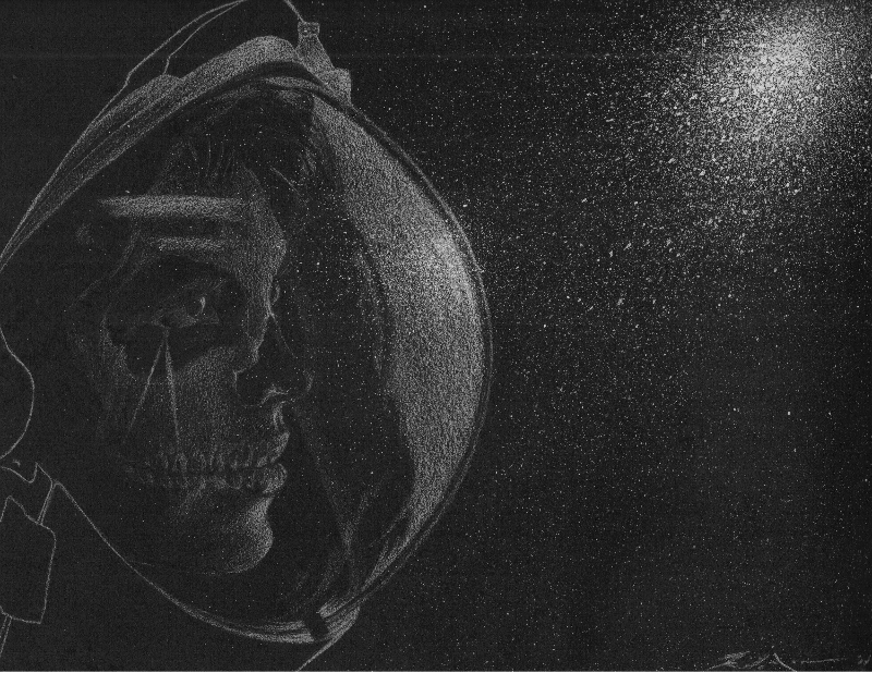 First Catrina in Space 