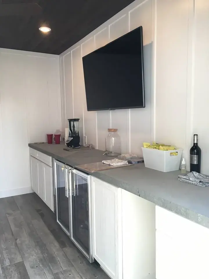 Interior picture of pool house/bar in Stone Harbor, NJ