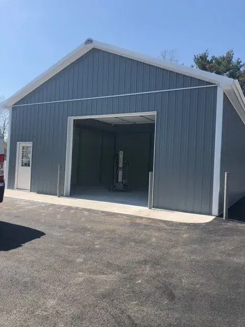 New commercial pole barn in Cape May, NJ