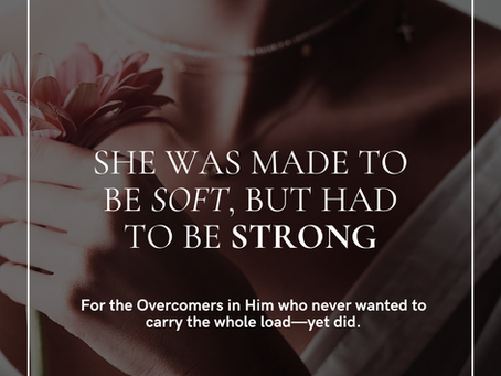 🌸SHE WAS MADE TO BE SOFT...BUT HAD TO BE STRONG🌸