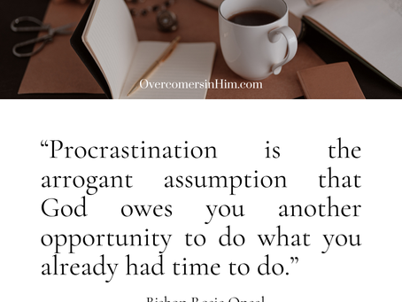 📣⚠️Procrastination: The Thief of God’s Blessings📣⚠️