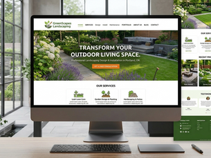 Landscaping Website Templates for Highlighting Different Outdoor Spaces