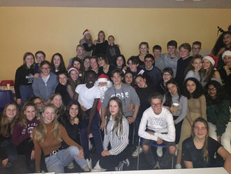 Papa Noël im Heinitz-Gymnasium