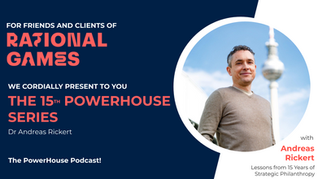 Lessons from 15 Years of Strategic Philanthropy with Dr Andreas Rickert