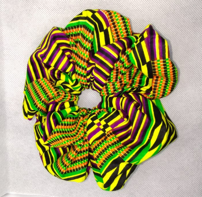Afro Print D XXL Scrunchie