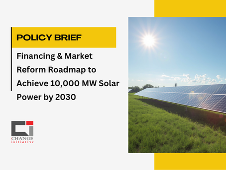 Financing & Market Reform Roadmap to Achieve 10,000 MW Solar Power by 2030