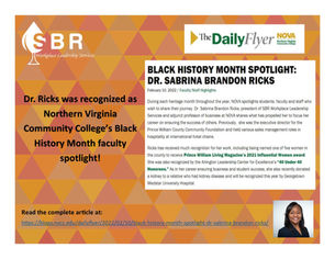 Dr. Ricks Highlighted During Black History Month by NOVA