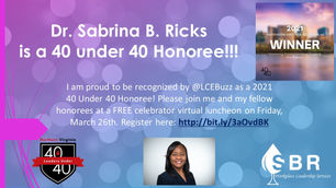 40 Under 40 Honoree: Dr. Ricks