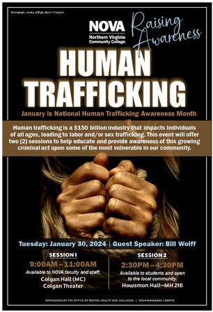 Jan. 30th - Human Trafficking Event