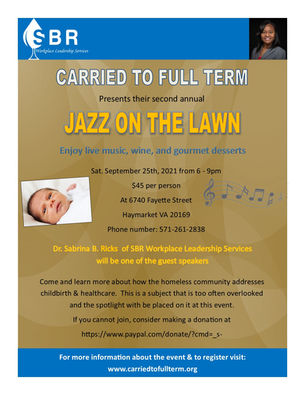 Dr. Ricks Speaking at Jazz on the Lawn Sat. Sept. 25th