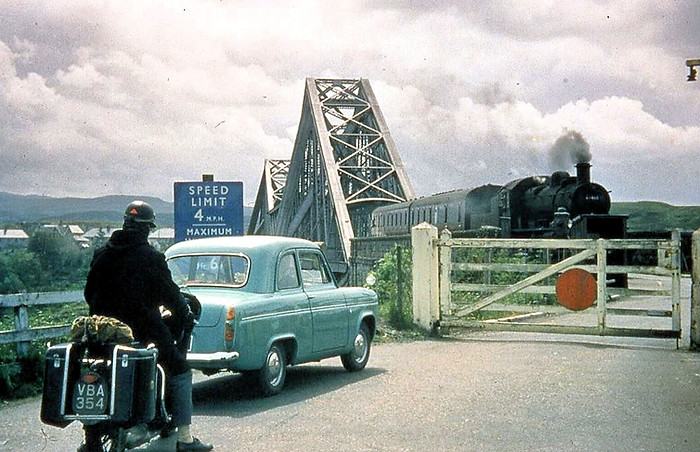Connel Bridge - View from the north, early 1960s. © Keith Barber, 1962.