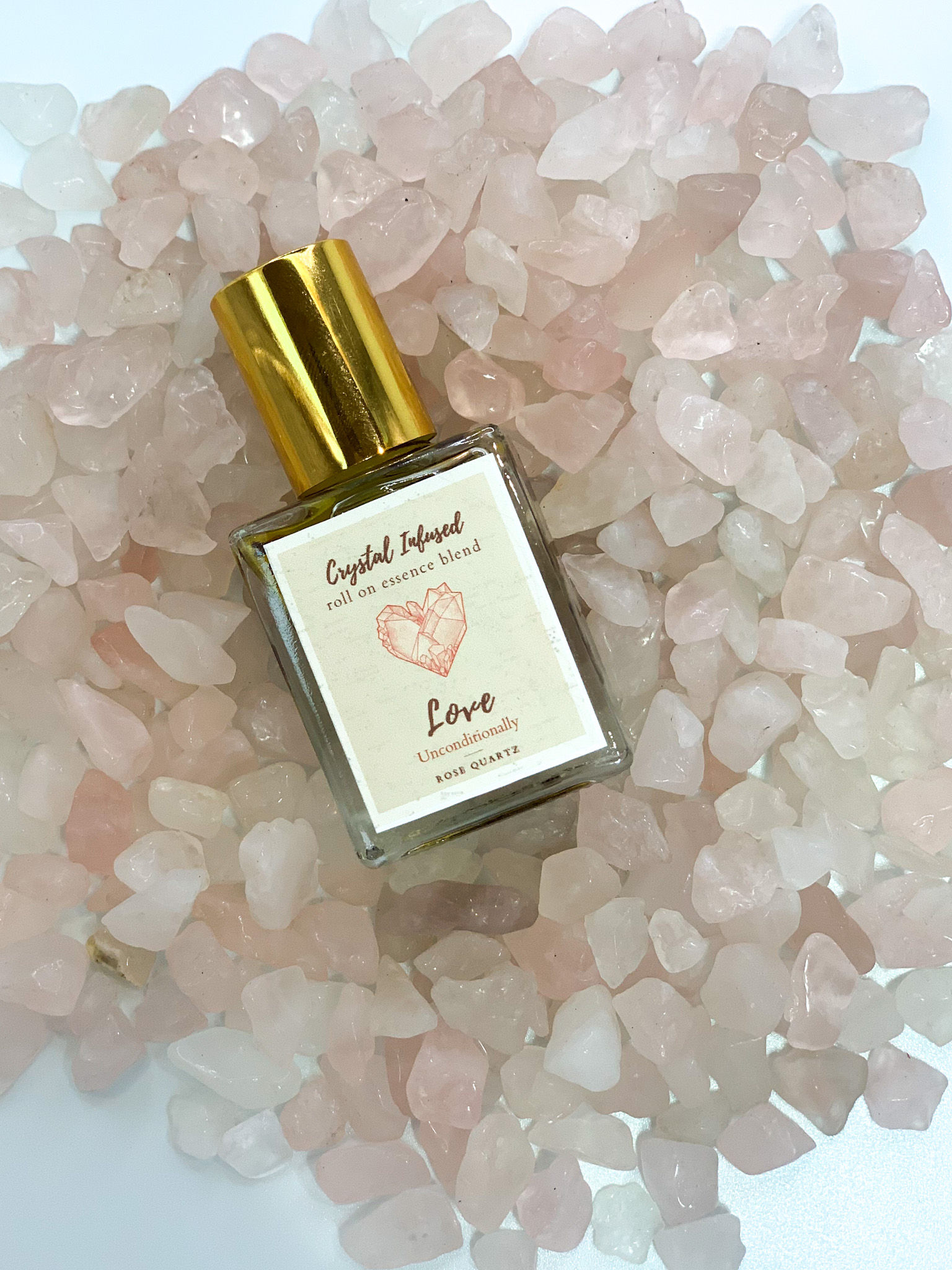Love Crystal Infused Essential Oil Roller
