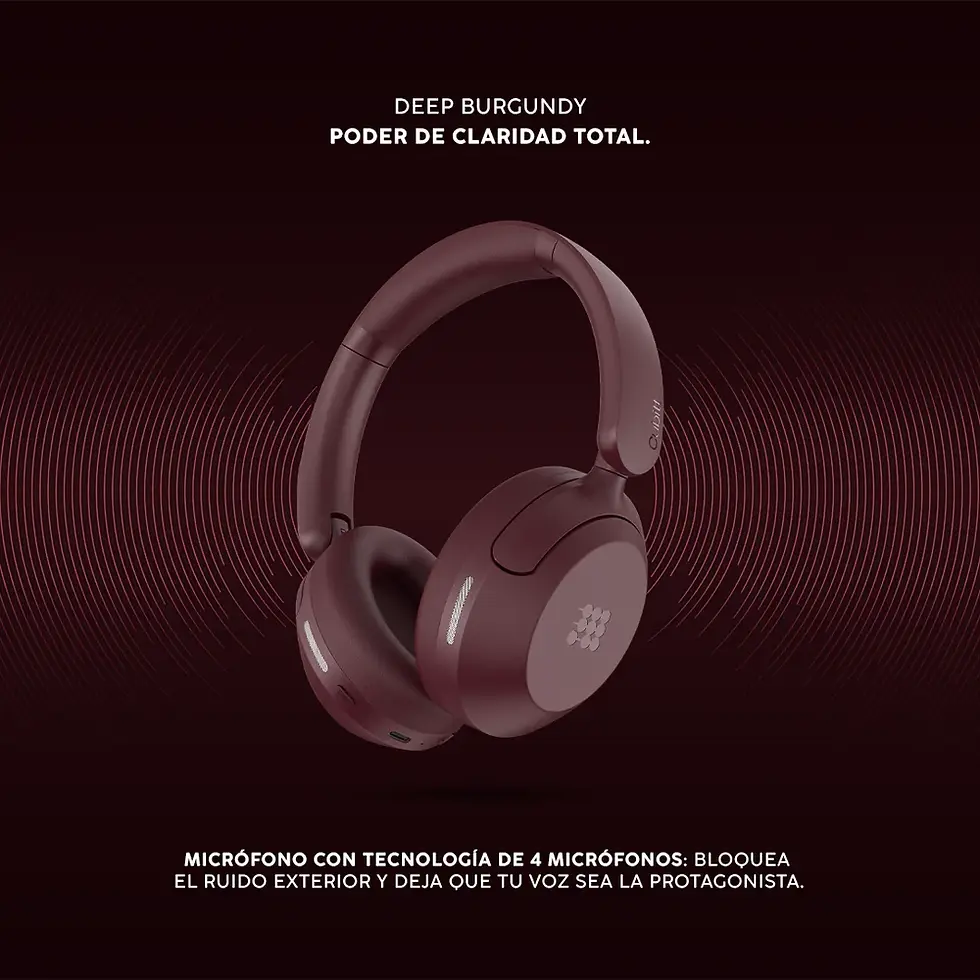 Thumbnail: Cubitt Power Headphones Deep Burgundy