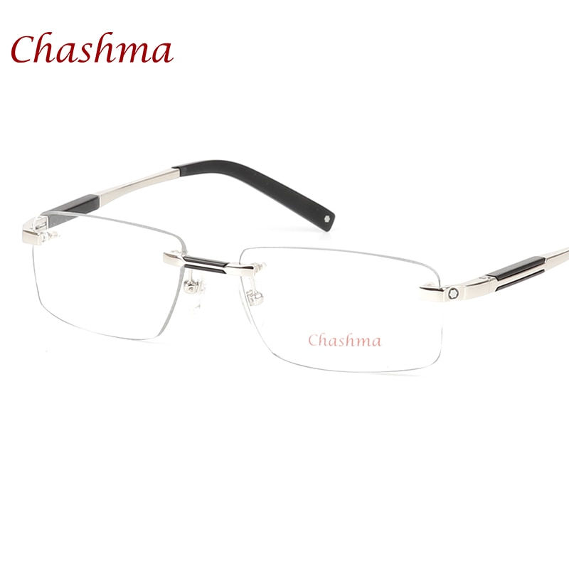 Thumbnail: Chashma Brand Designer Titanium Glasses Rimless 