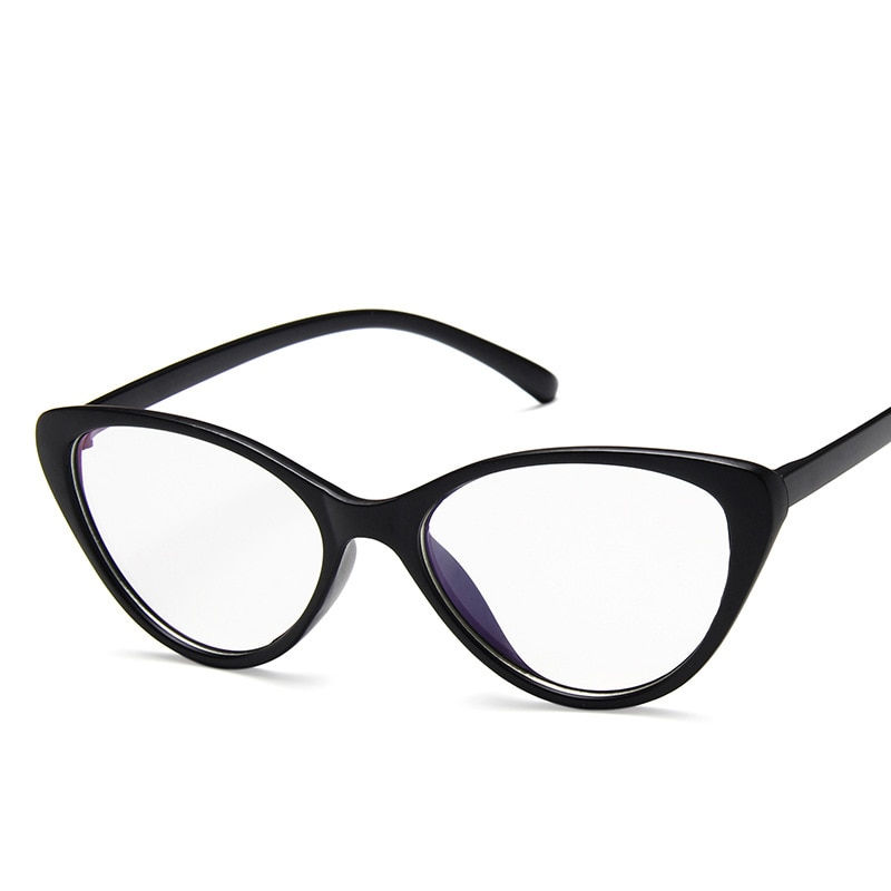 Thumbnail: Trendy Spectacle Frame Anti Blue Light Glasses Cat Eye for Women 