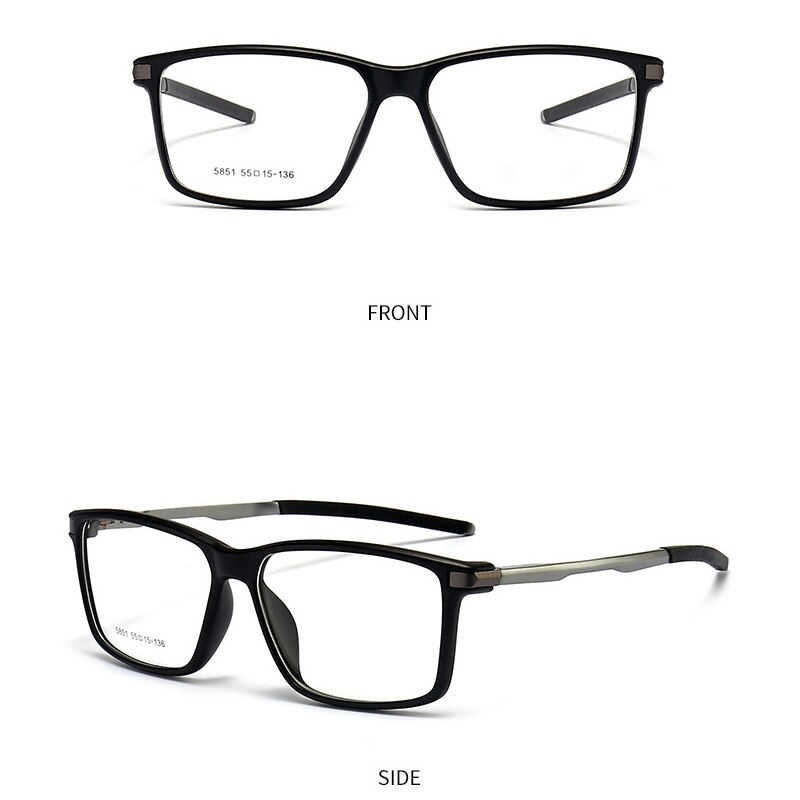 Thumbnail: TR90 Sports Men Eyeglasses Frame  Aluminum Magnesium Legs