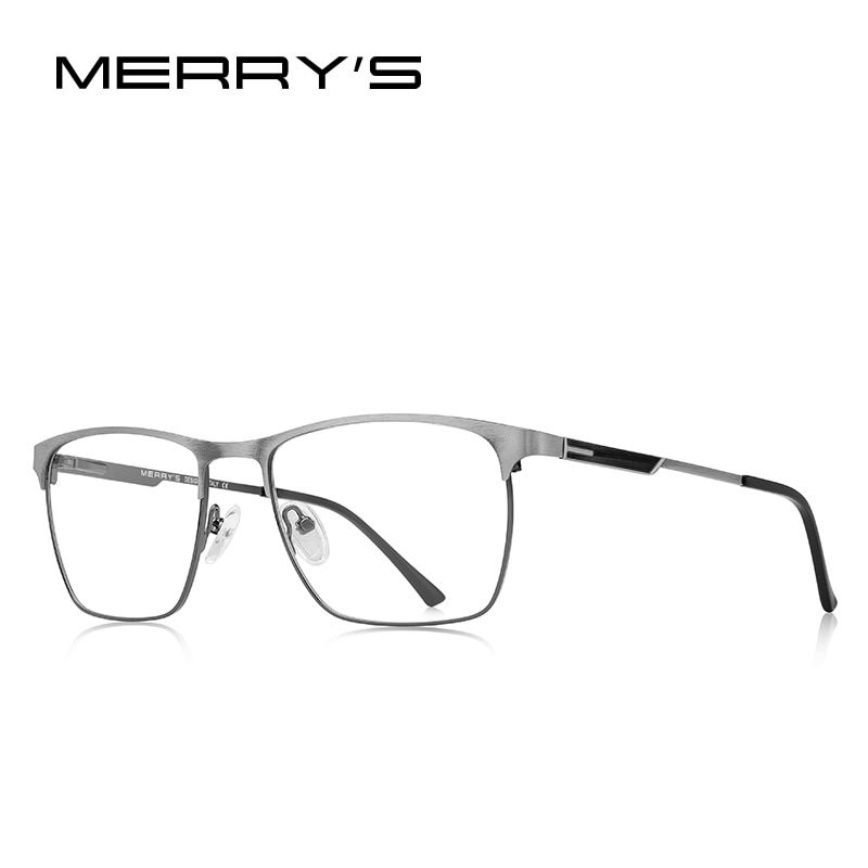 Thumbnail: MERRYS DESIGN Men Luxury Titanium Alloy Optics Glasses 