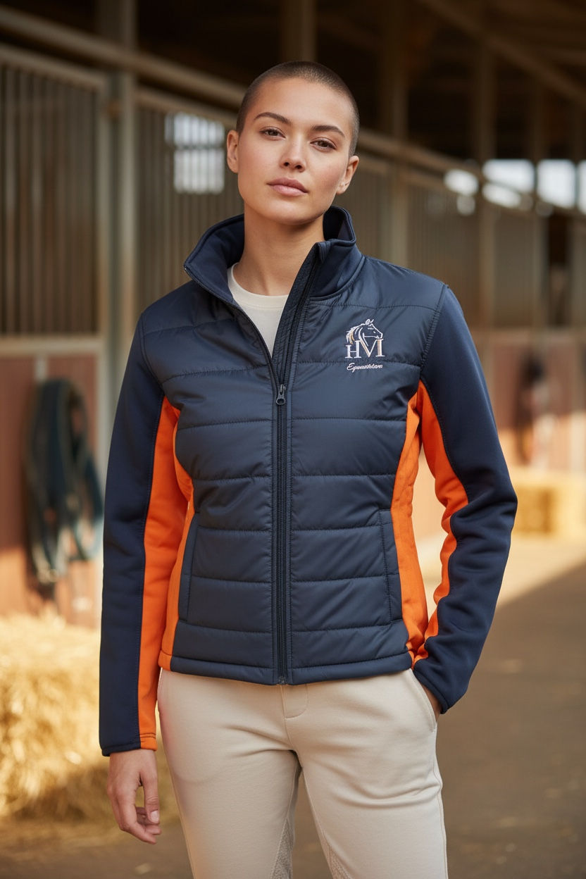 Fuse Navy with Orange detail Jacket