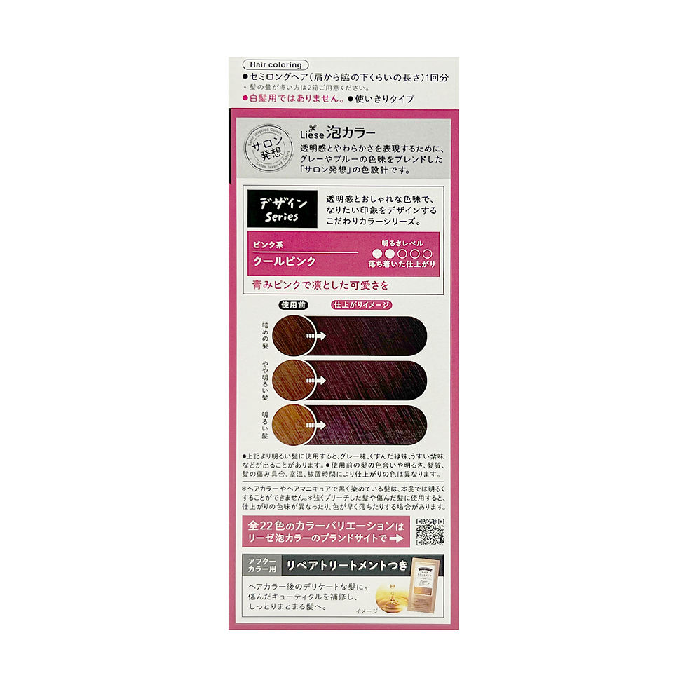Thumbnail: KAO LIESE PRETTIA Bubble Hair Dye #Cool Pink