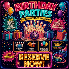 Bowling birthday parties: strike up the celebration!