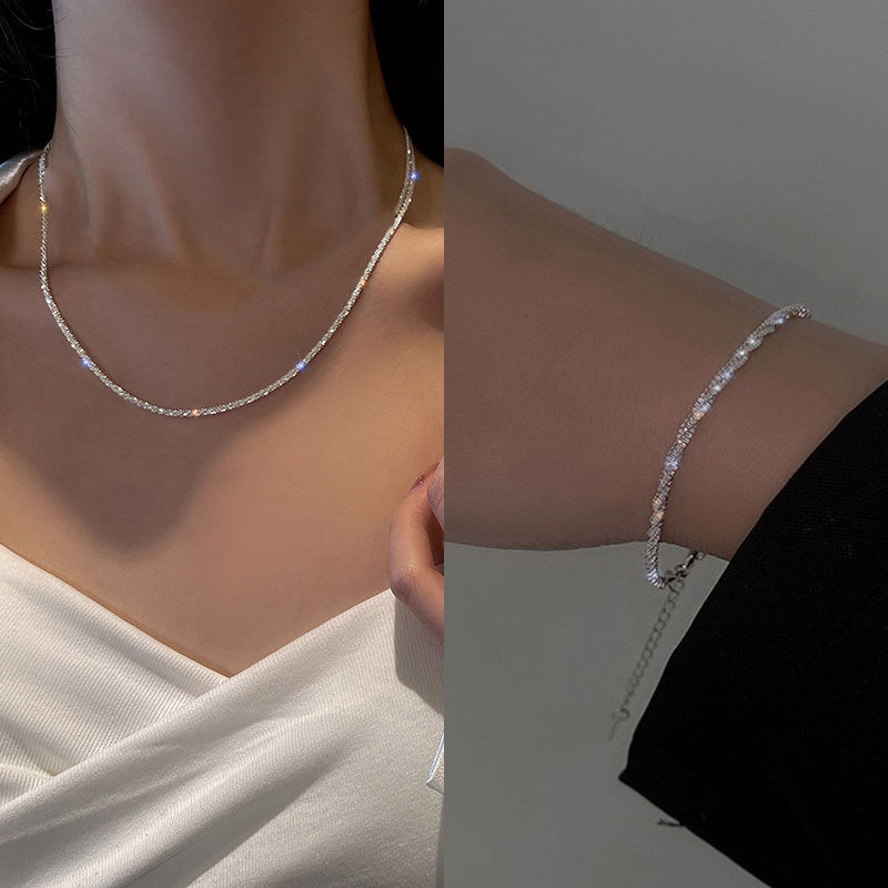 Sera Shimmer Necklace & Bracelet Set