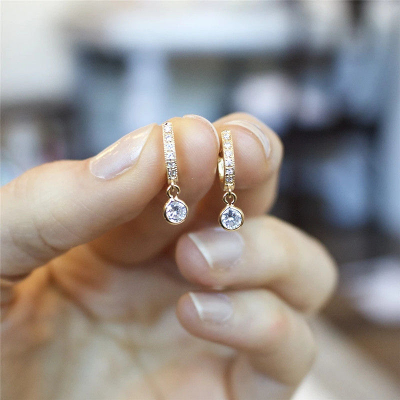 Nyla Round Drop Earrings