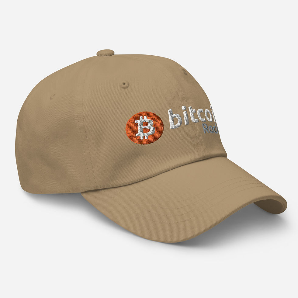 Thumbnail: Bukele style Bitcoin racing baseball hat (white logo)