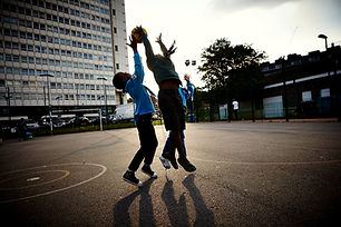 Explorers at a campfire