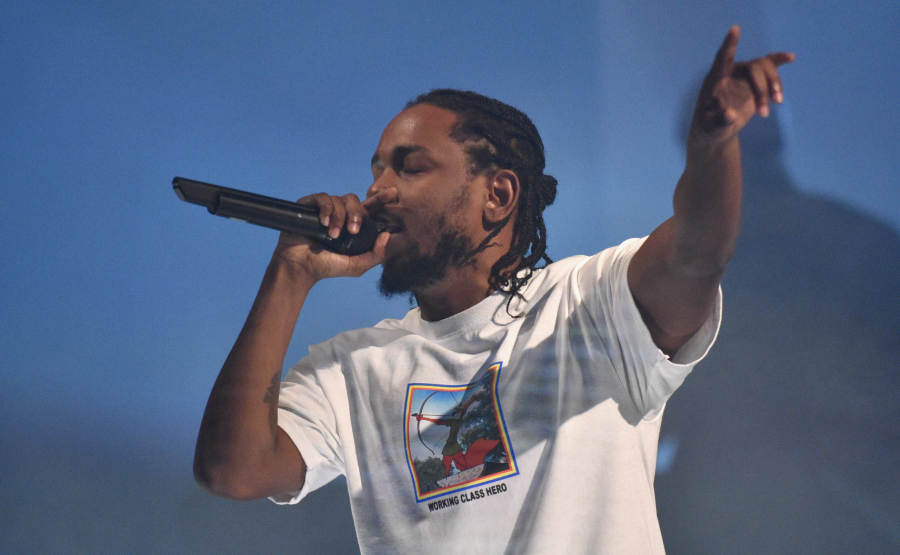 Kendrick Lamar é o headliner do 2° dia de GPWeek — Foto: Bryan Bedder, Getty Images