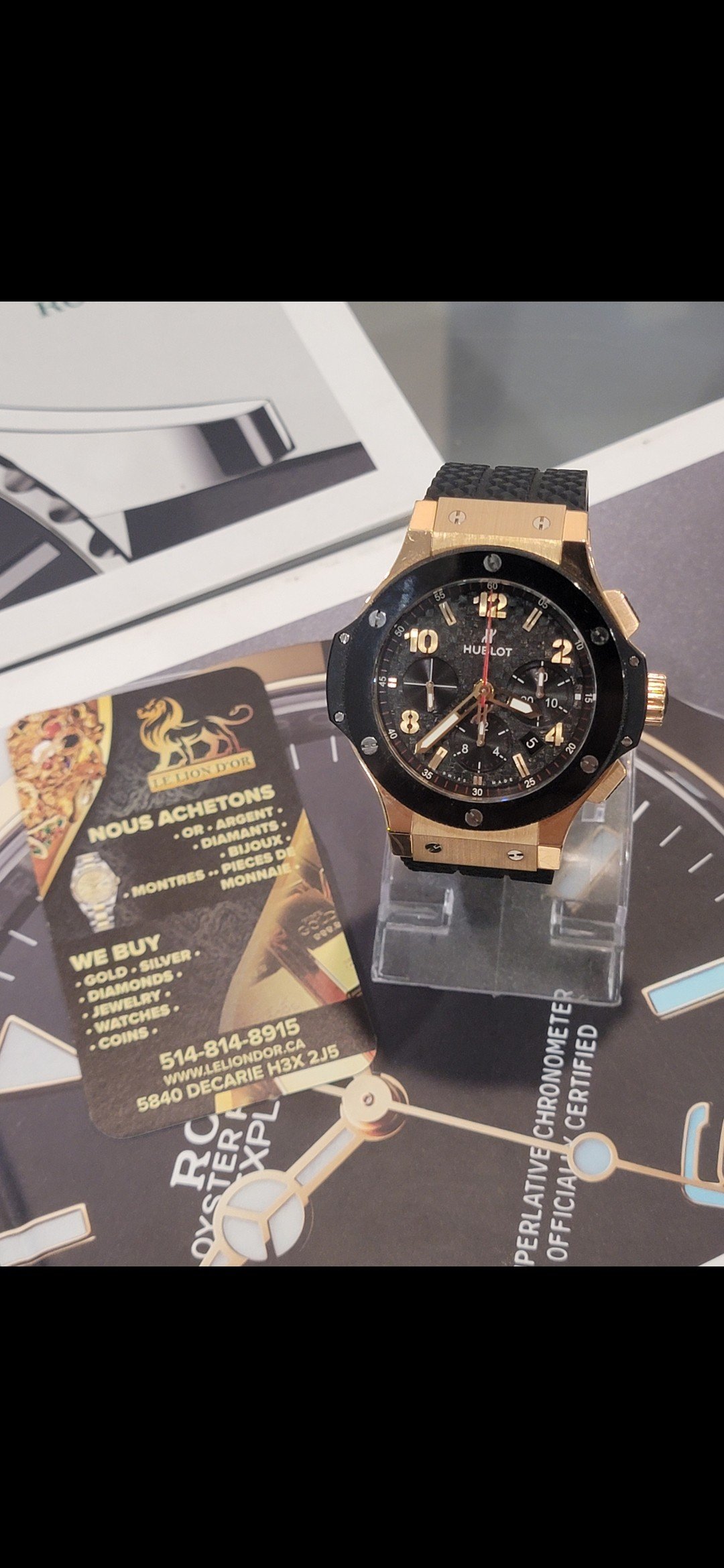 A sport chronograph — Le Lion d’Or