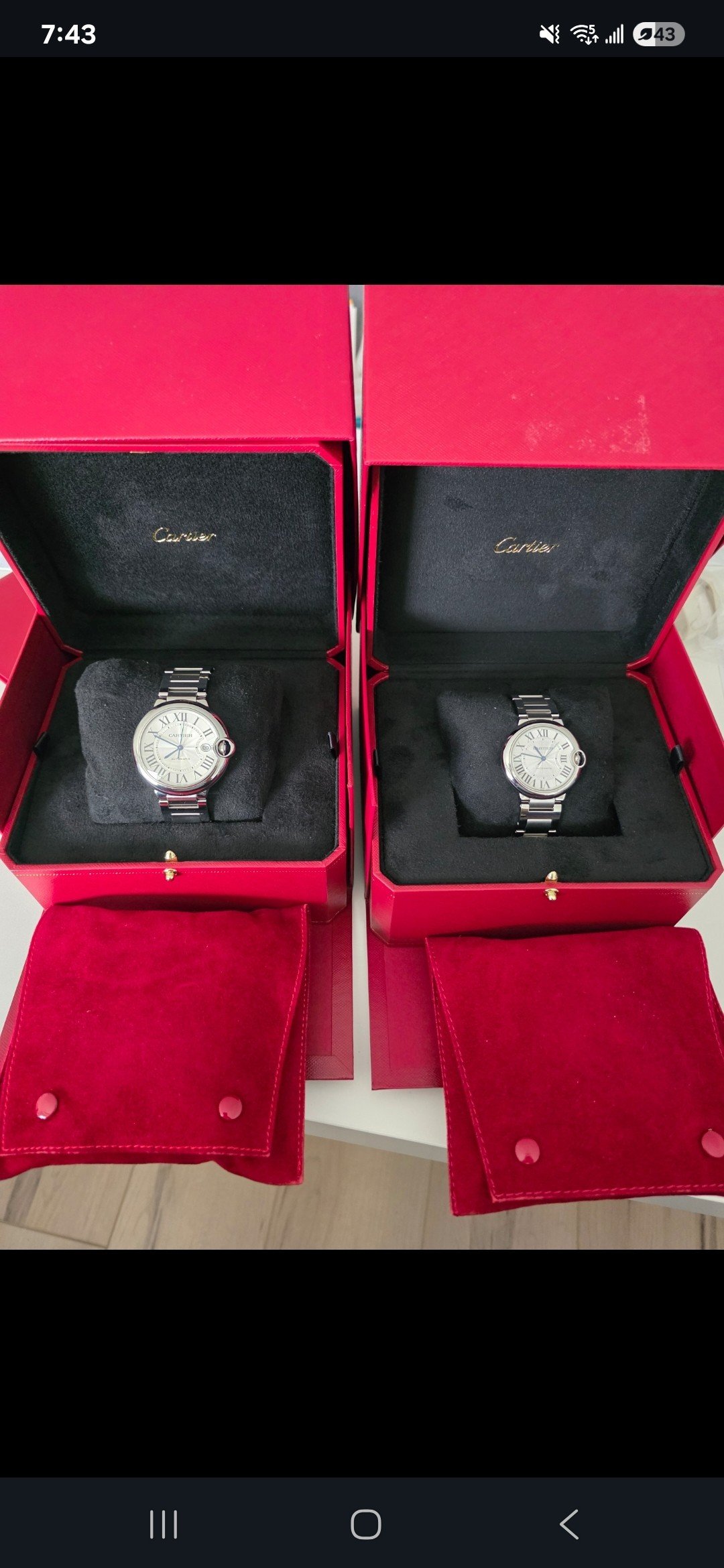 A pair of timepieces — Le Lion d’Or