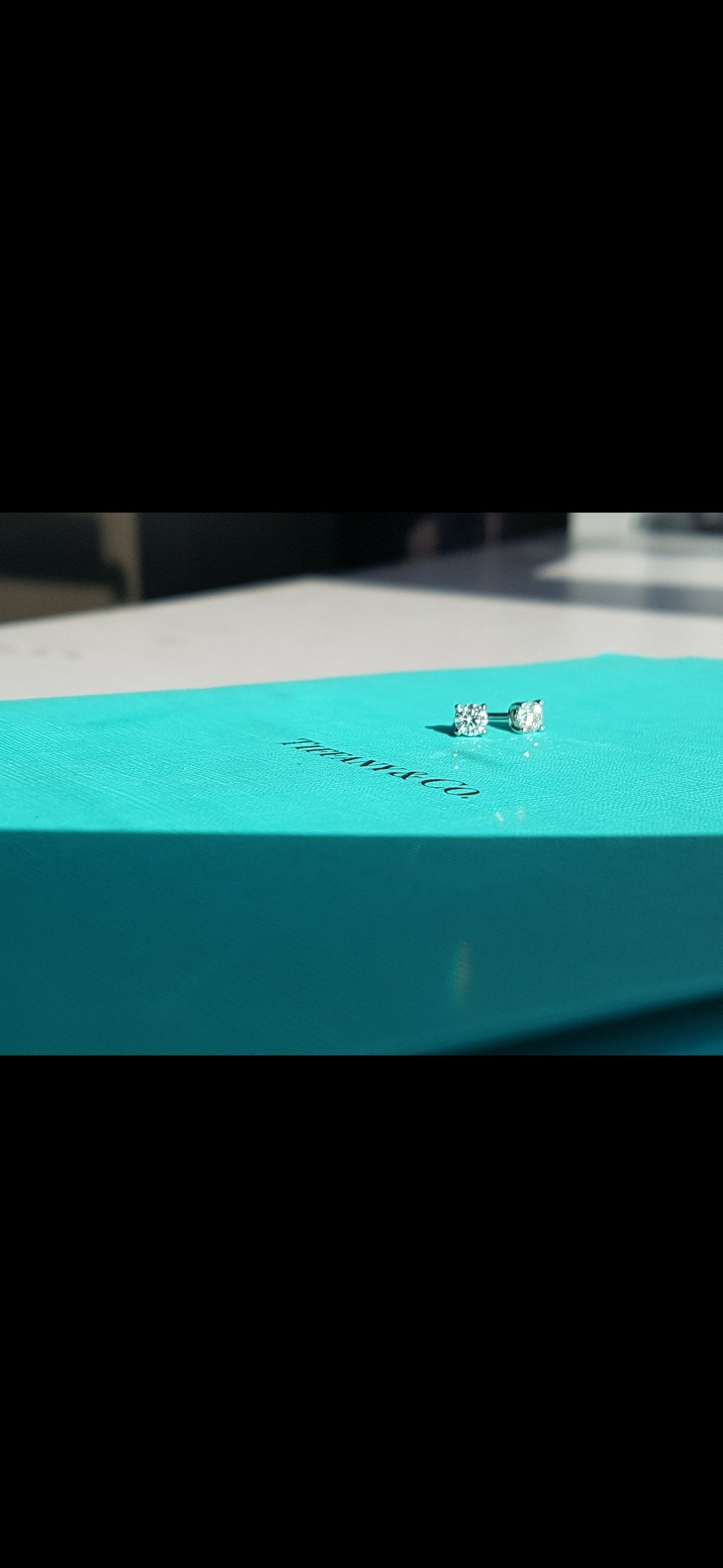 A pair of stud earrings — Le Lion d’Or