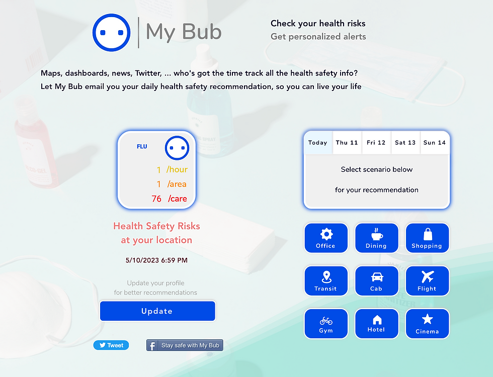 My Bub - personal health safety assistant