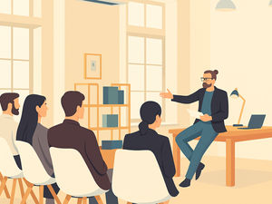 Plusieurs personnes suivant une formation