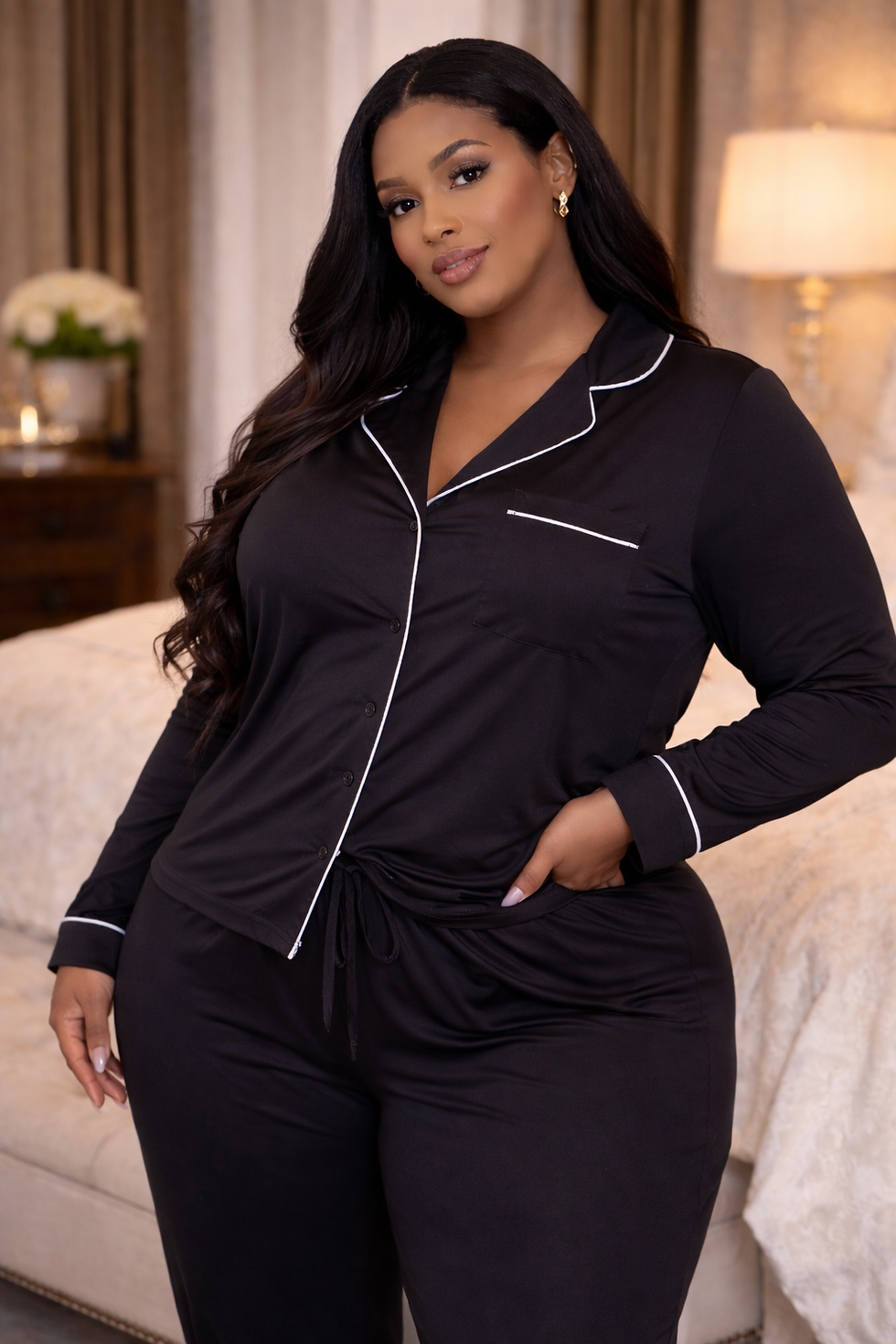 Thumbnail: Women's luxury sleepwear and lounge wear by The Melanie Skye Brand