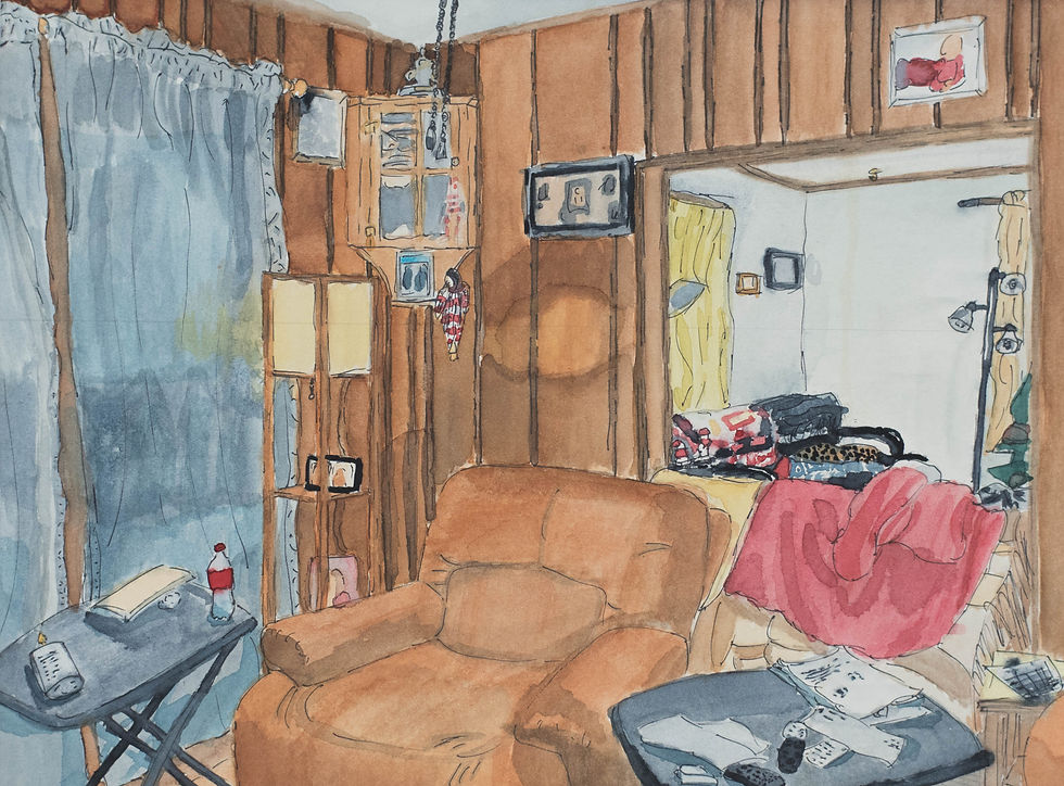 Watercolor Interior