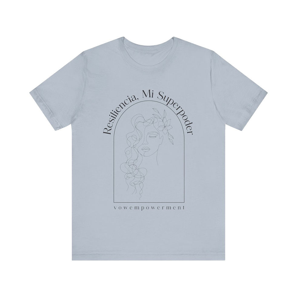 Thumbnail: "Resiliencia Mi Super" Round Neck  T-shirt