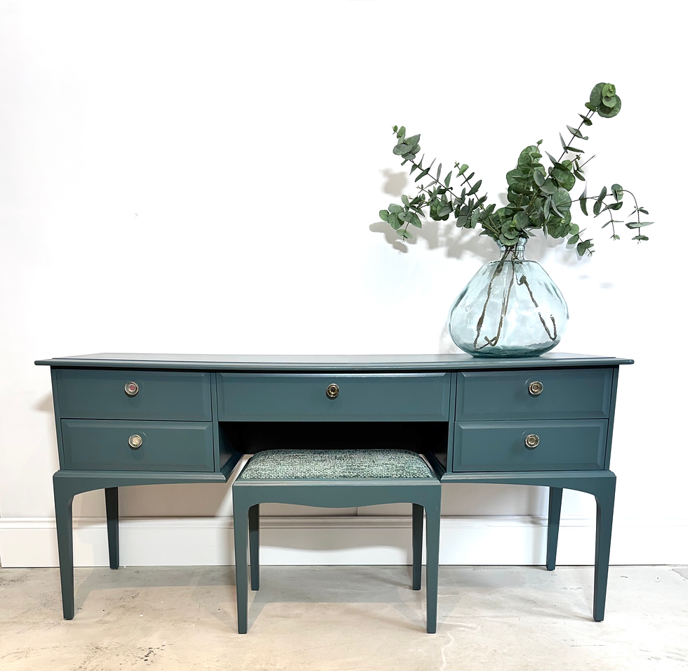 Thumbnail: Blue Stag 5 Drawer Dressing Table 