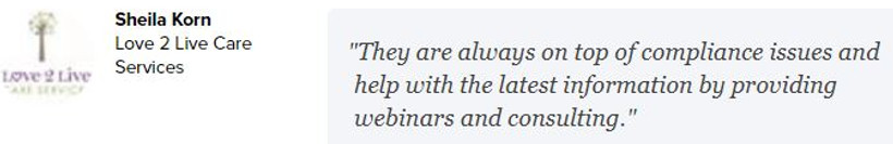 Image of a testimonial