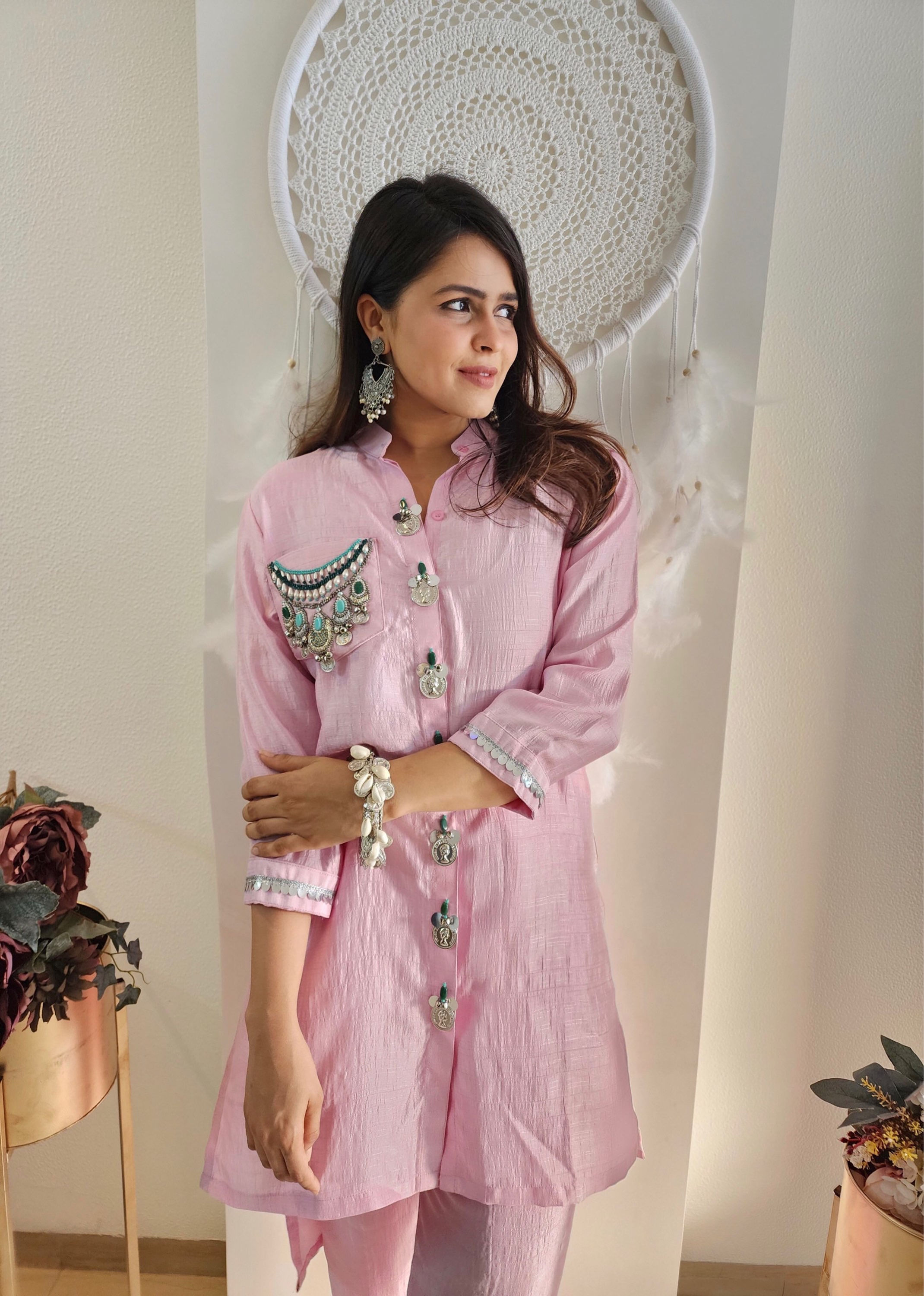 Inaya blush Kurta set 