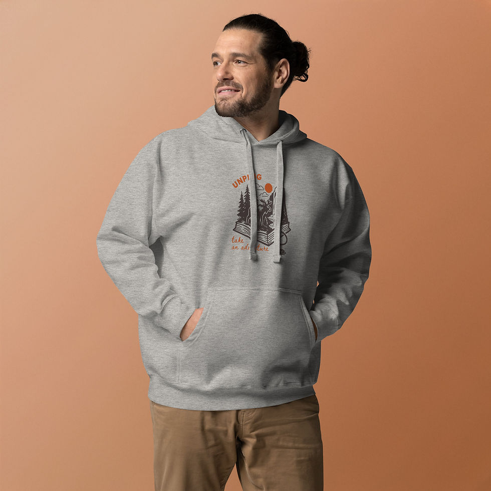Thumbnail: "Unplug: Take an Adventure" Unisex Hoodie