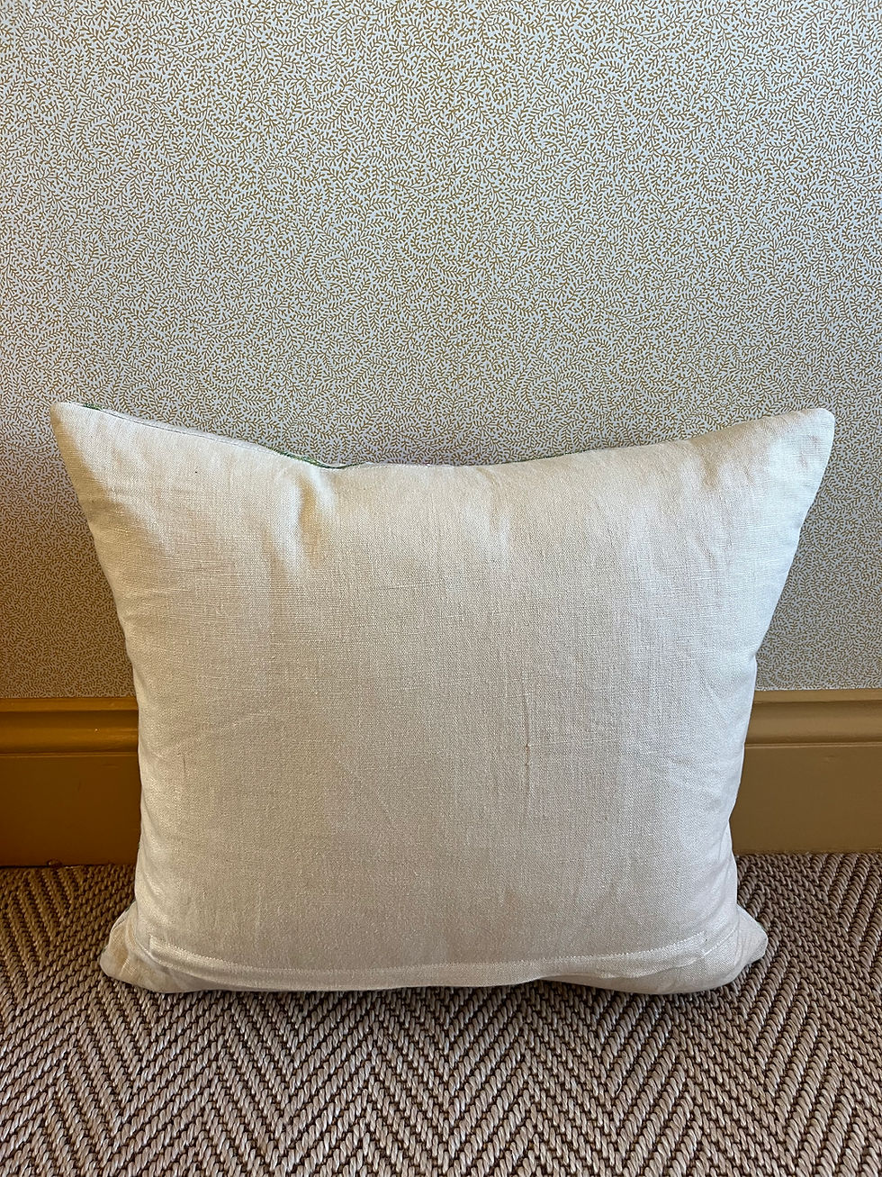 Thumbnail: A Pair of Robert Kime Silk on Silk Suzani Cushion